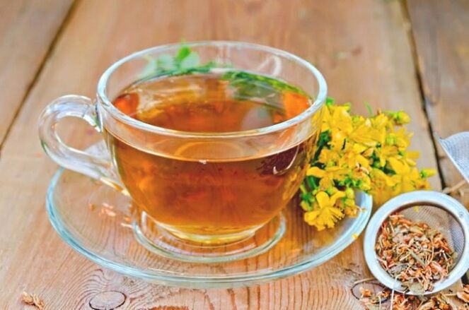 St John's wort tea for potency