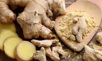 The benefits of the ginger root for power
